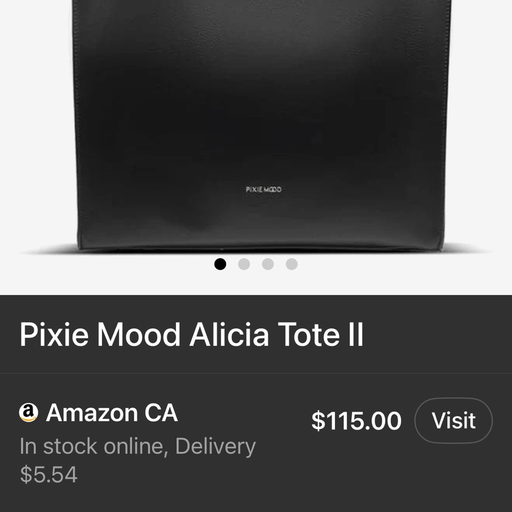 Pixie Mood Black Tote - Picture 7 of 7
